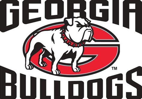 Georgia Bulldogs Colors Logo Uga Pinterest Logos University Of