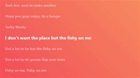 Fishy On Me Lyrics Tiko Youtube