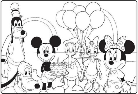 Here is a coloring activity of the fantastic disney character, the mickey mouse coloring pages your child would love to color. Mickey Mouse Clubhouse Birthday Coloring Page | Mickey ...