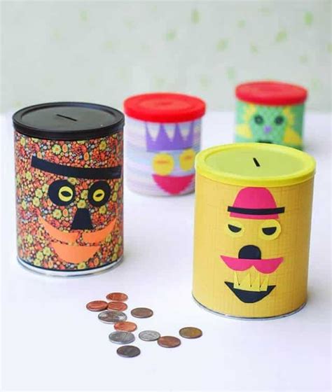 6 Diy Piggy Banks Your Kids Will Love