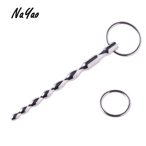 stainless steel penis plug adult toys catheters sounds stretching male chastity urethral