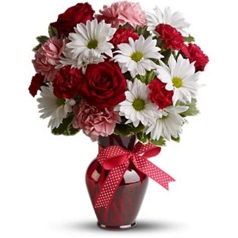 The Charming Bouquet Includes White Daisy Spray Chrysanthemums Pink