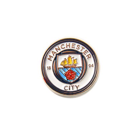 Manchester City Fc Offisielle Fotball Crest Pinnen Fruugo No