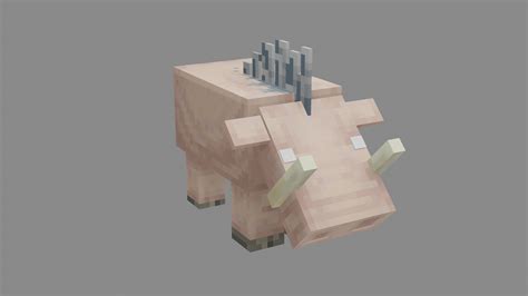 3d Minecraft Hoglin Turbosquid 2052994