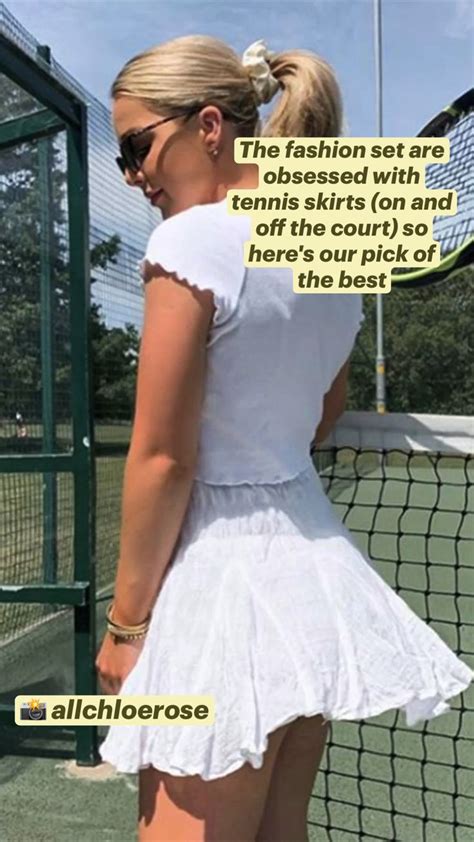 The Fashion Set Are Obsessed With Tennis Skirts On And Off The Court So Here S Our Pick Of The