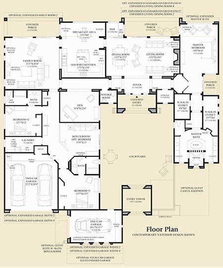 Make Home Single Story Toll Brothers House Plans Toll Brothers At