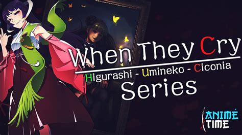 When They Cry Series Higurashi Umineko Ciconia No Naku Koro Ni