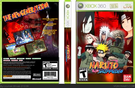 Naruto Shippuden Xbox 360 Box Art Cover By Uzumaki Minato