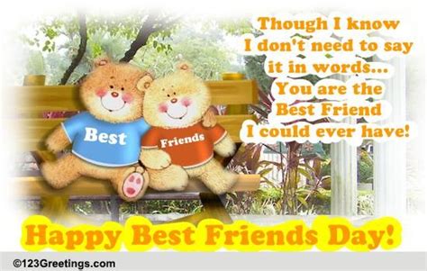 We Are Best Friends Free Happy Best Friends Day Ecards Greeting Cards
