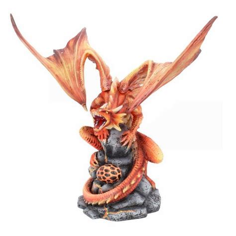 Adult Fire Dragon Figurine By Anne Stokes Nemesis Now D4519n9