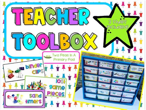 Teacher Toolbox Organize All Of The Small But Necessary Teacher