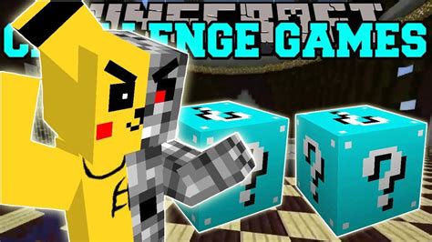 PopularMMOs Pat And Jen Minecraft POKEMON CHALLENGE GAMES Lucky