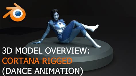 Cortana Dance Animation 3d Rigged Model Youtube