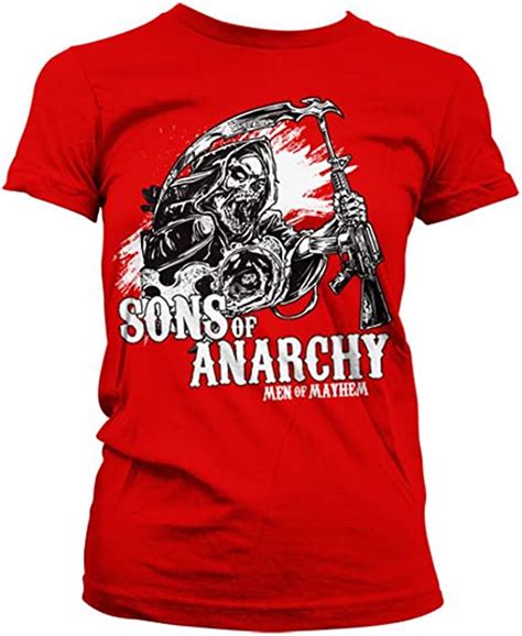 Sons Of Anarchy Officially Licensed Merchandise Soa Ak Reaper Women T