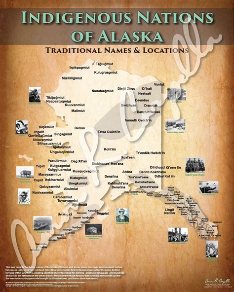 Indigenous Nations Of Alaska Map Native And Common Names Indigenous