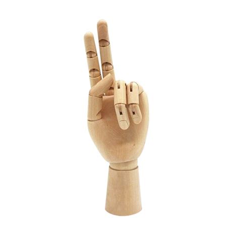 Buy Ochine Wooden Hand Model Flexible Moveable Fingers Manikin Hand