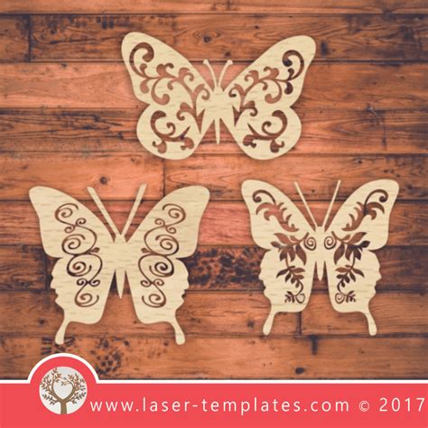 Beautiful colored butterfly insect nature animated textured wings. Butterfly template for laser cutting. Vector online store ...