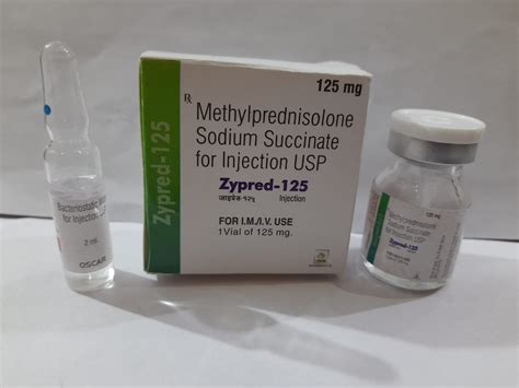 Methylprednisolone 125 Injection At Rs 100 Vial Methylprednisolone