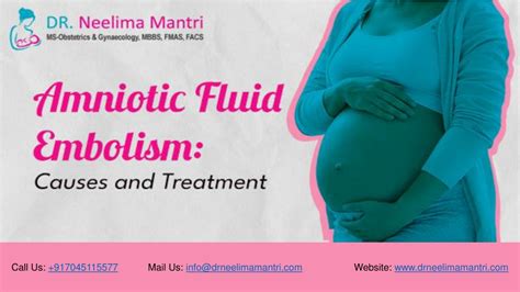 Ppt Amniotic Fluid Embolism Causes And Treatment Dr Neelima Mantri