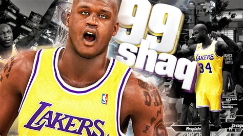 99 Overall Shaq Build Dominating The Park Nba 2k20 Best Paint Beast