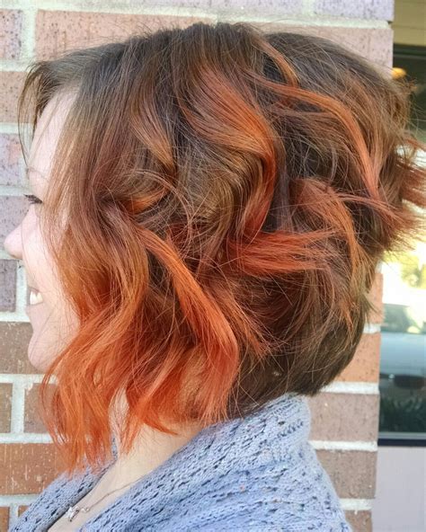 Copper Balayage Created By Chelsea At Jamies Hair Design In Thousand