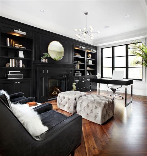 Black Built In Cabinets Contemporary Denlibraryoffice The