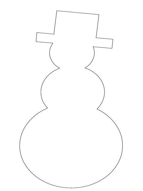 snowman pattern craft page winter pinterest