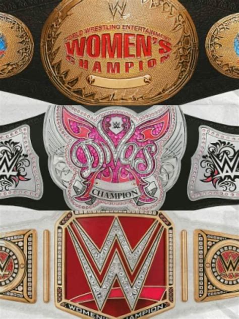 The Past To Current Womens Championship Belts Of Wwe Paige Wwe Wwe