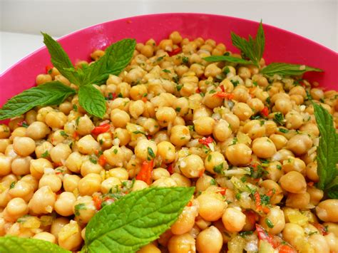 Salade de pois chiche à lorientale