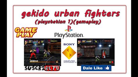 Gekido Urban Fightersplaystation 1gameplay Youtube