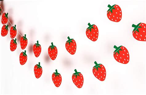 Buy Strawberry Garland Decoration Online At Low Prices In India