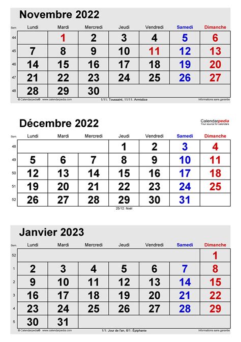 Calendrier Décembre 2022 Excel Word Et Pdf Calendarpedia