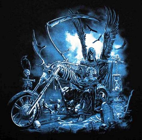 Pin By Τριανταφυλλια On Harley Davidson And Skulls Grim Reaper