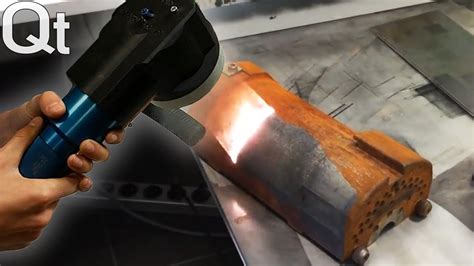 Oddly Satisfying Rust Removal With Laser Technique Youtube