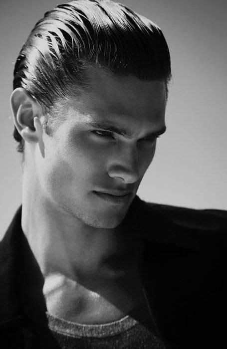 Coolest S Hairstyles For Men Slicked Hair Men Wet Hair Look Men