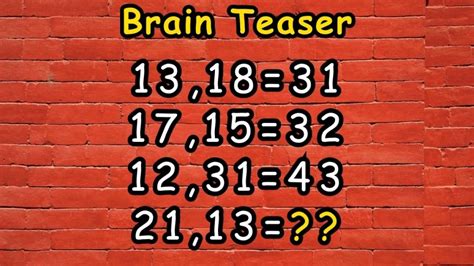 Brain Teaser Do The Math And Solve This Logic Puzzle