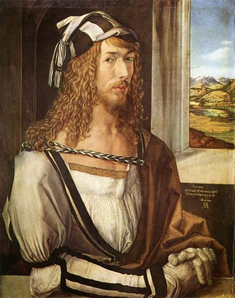 Self Portrait At 26 1498 Painting Albrecht Durer Oil Paintings