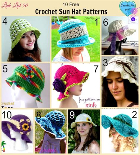 10 Free Crochet Sun Hat Patterns Crochet For You