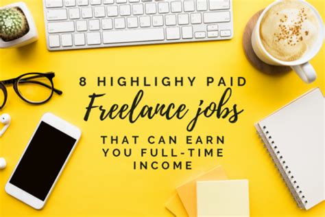 8 High Paying Freelance Jobs That Can Earn You A Full Time Income She