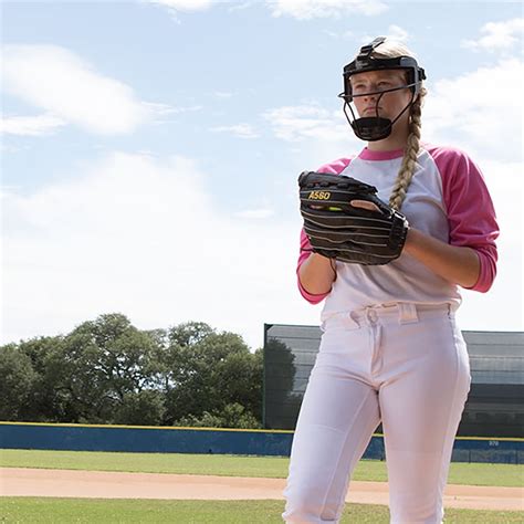 Champion Sports Fmapk Adult Softball Fielders Face Mask Pink Walmart