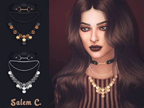 Salem2342 Gypsy Necklace Ts4 Standalone 4 Dopecherryblossomheart