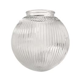 Clearly stylish with shapely cloche glass globe and rubbed bronze or polished nickel hardware for a look that goes traditional to modern!60 watts medium base socket.(8.25hx13.25w). Shop Litex 6-3/8-in Clear Vanity Light Glass at Lowes.com