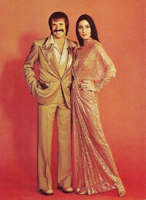 1970s Cher And Sonny Gold Sequin Dress Gold Suit Sonny And Cher