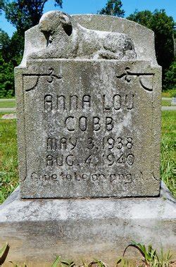 Anna Lou Cobb Find A Grave Memorial