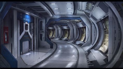 Ue Scifi Deck Polycount Forum Scifi Interior Spaceship Interior Futuristic Interior