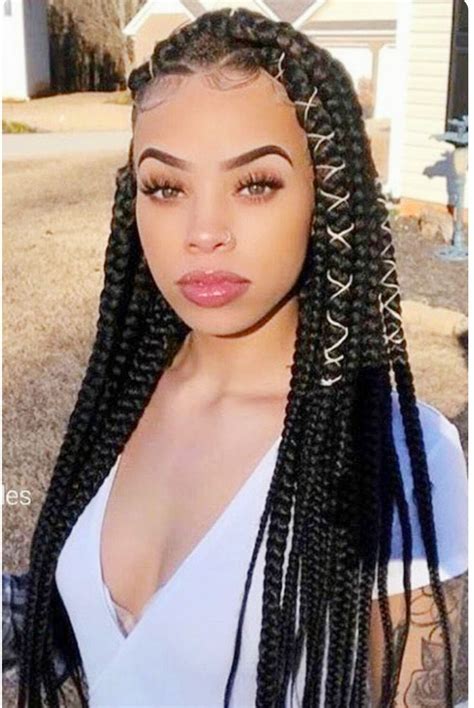 Long Box Braids For African American Women Box Braids Hairstyles For