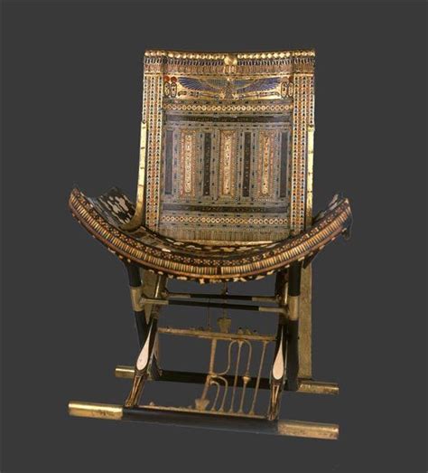 Ceremonial Throne Of Tutankhamun Egypt Museum
