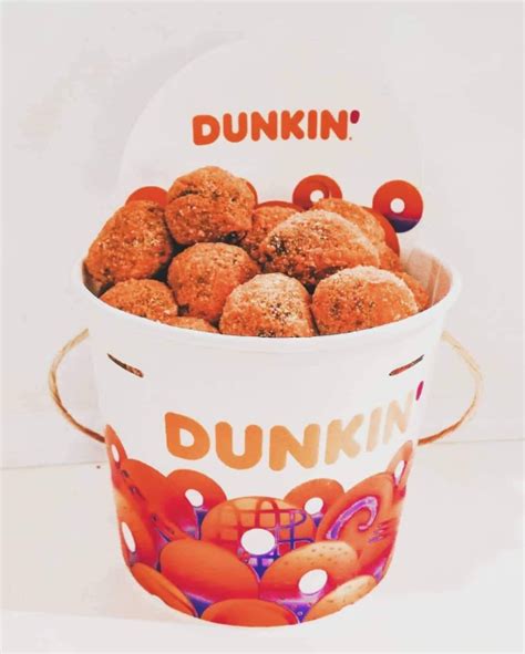 Dunkin Donuts Munchkins Now In A Bucket Where In Bacolod