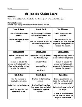 Book addition for grade 1 2. End of the Year Tic-Tac-Toe Choice Board for Math Stations ...