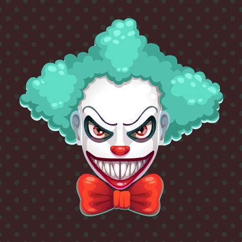Scary Clown 1 Stock Illustration Illustration Of Creepy 25936180